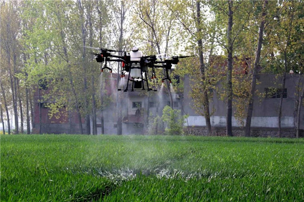汝陽縣農業農村局:無人機噴灑農藥 高科技助力農業植保